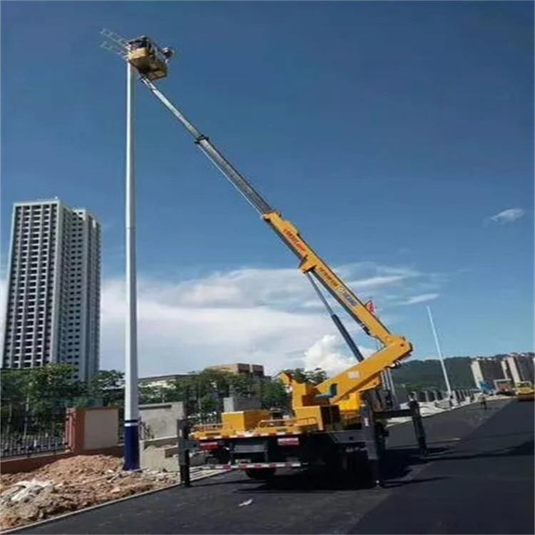 黄竹镇维修路灯的曲臂升降车出租